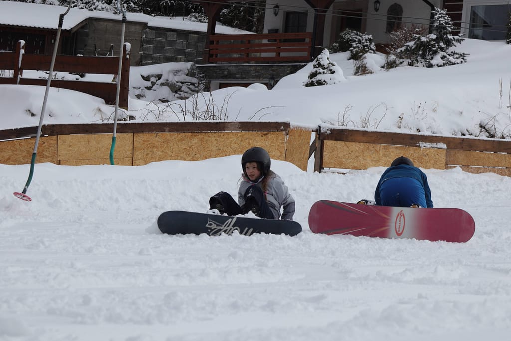 snowboarding