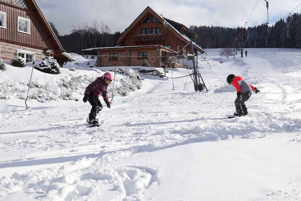 snowboarding