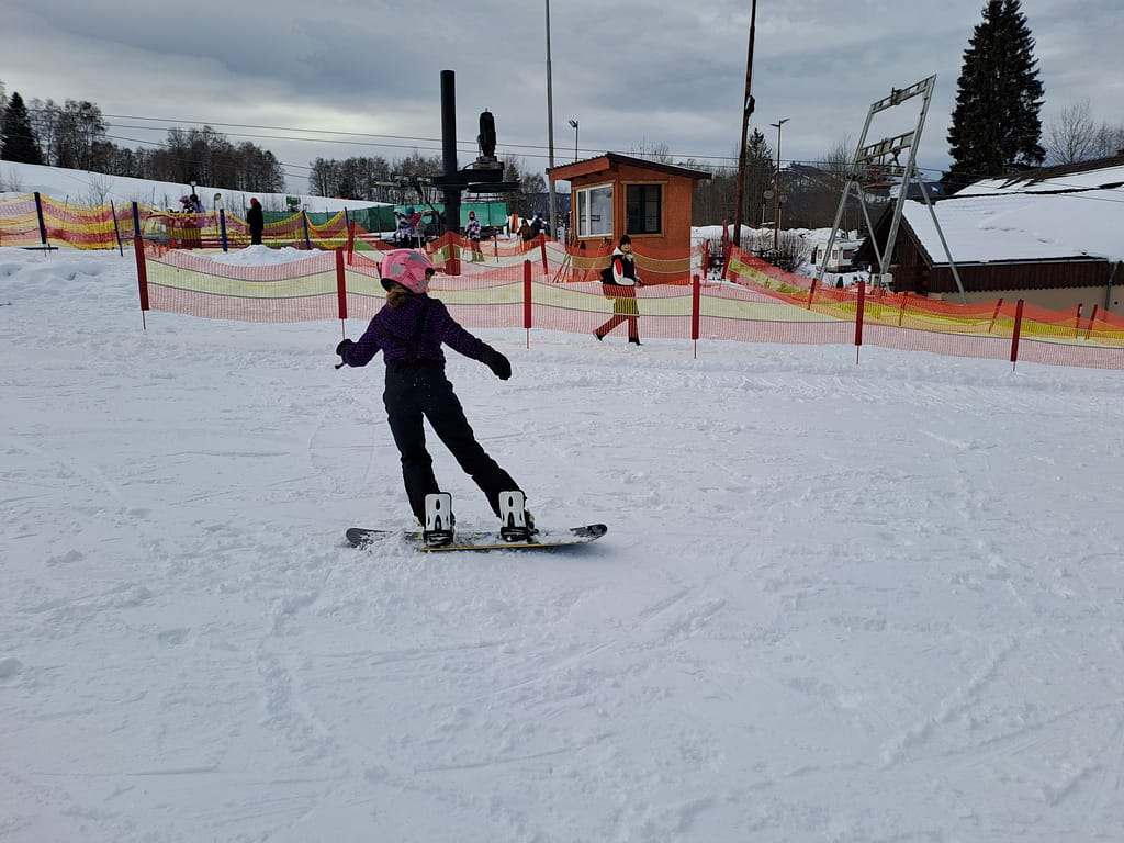 snowboarding