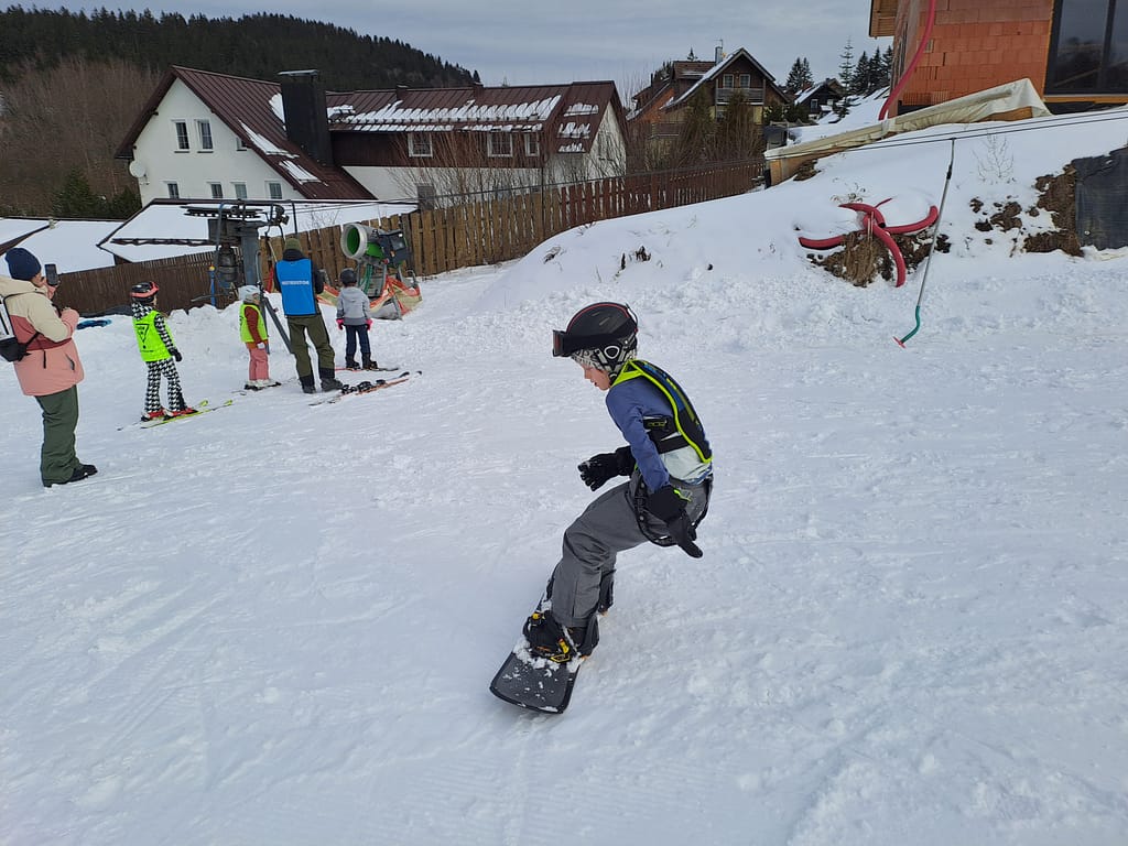 snowboarding