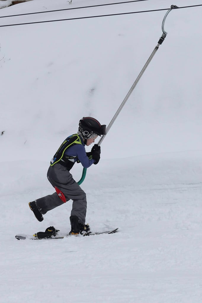snowboarding