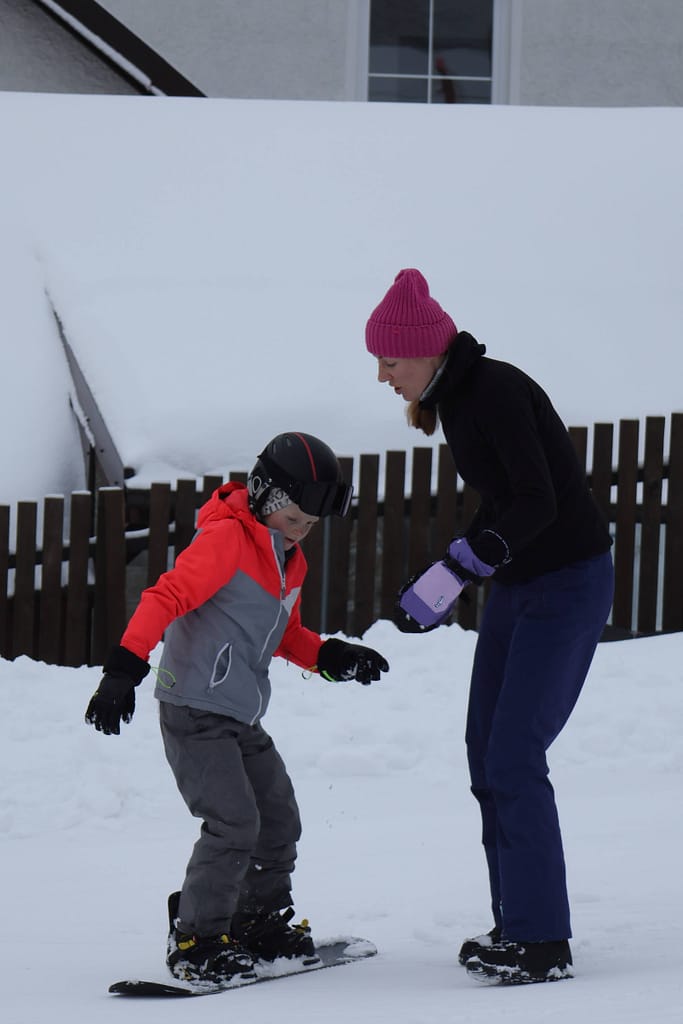 snowboarding